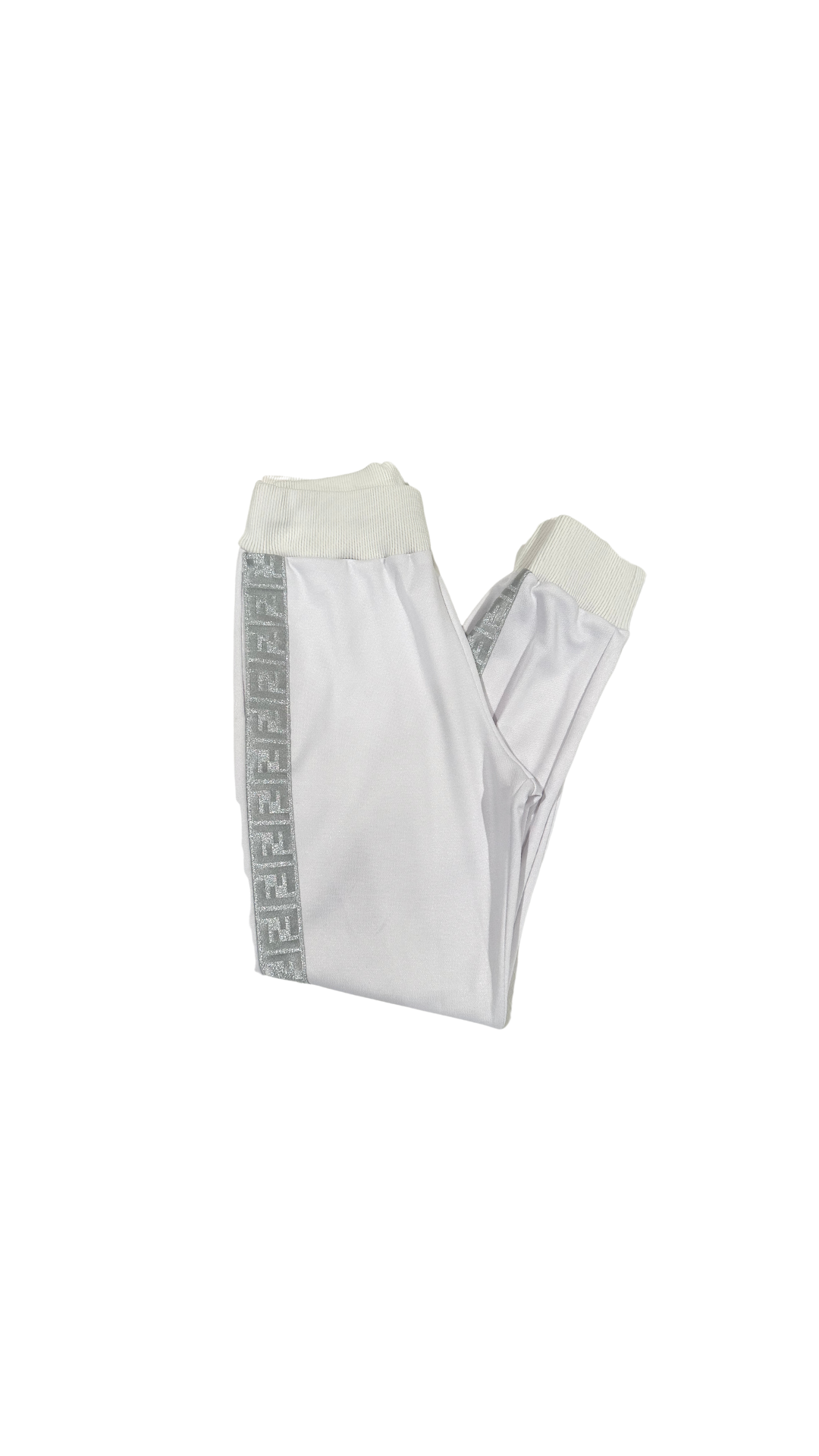 FENDI WHITE LOUNGE SWEATPANTS