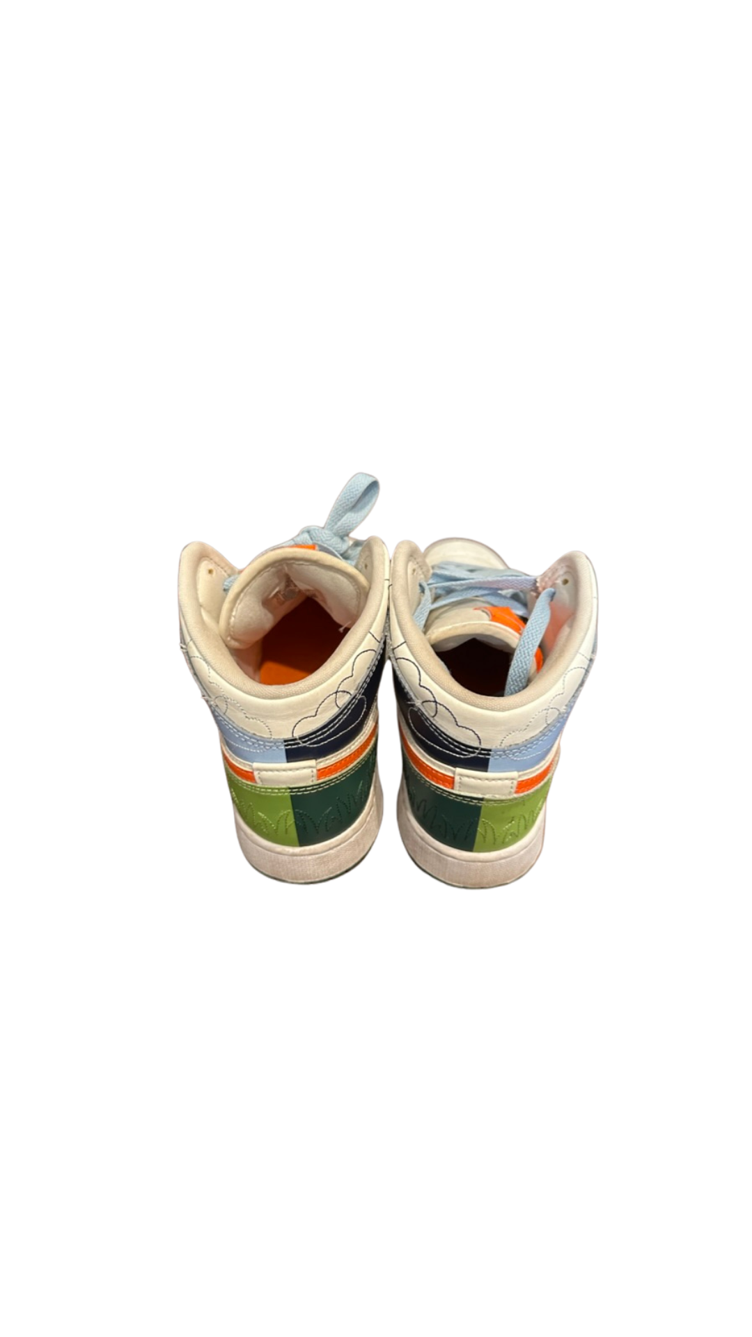 KIDS NIKE MULTI-COLOR JORDANS