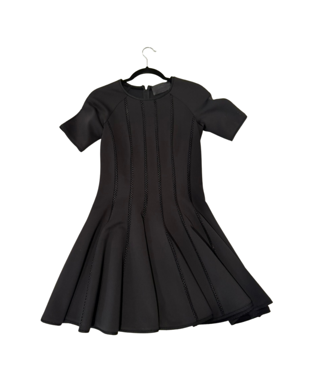 PHILIPP PLEIN PLEATED BLACK DRESS