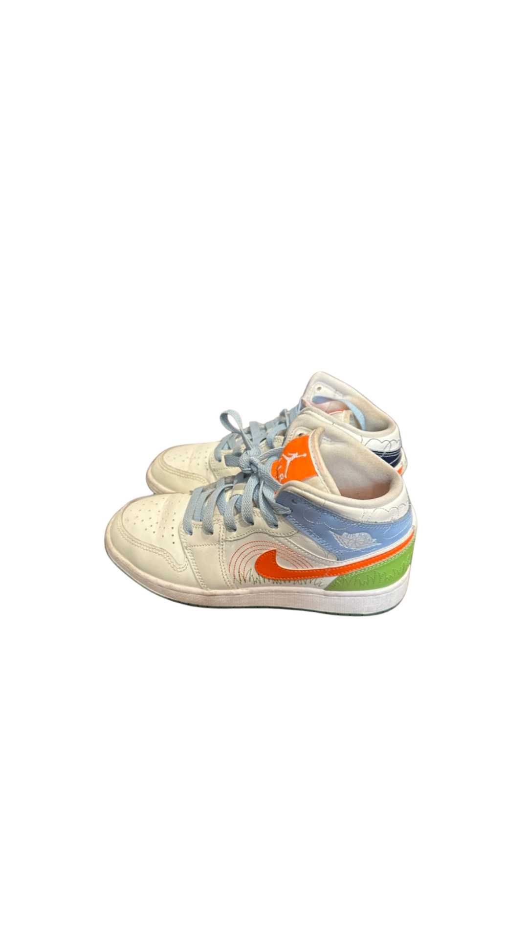 KIDS NIKE MULTI-COLOR JORDANS