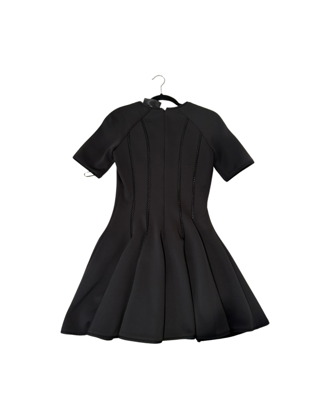 PHILIPP PLEIN PLEATED BLACK DRESS