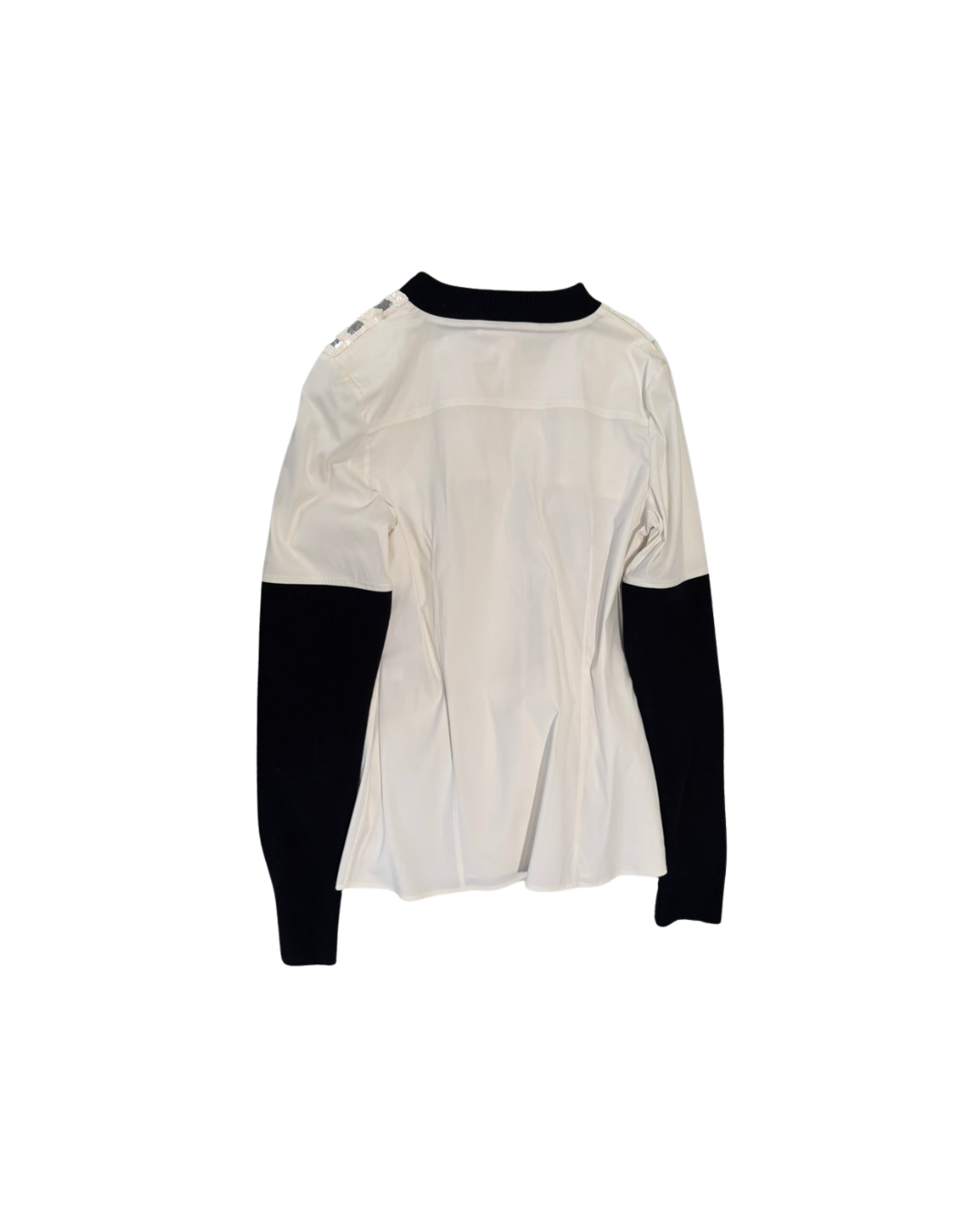 CHRISTIAN DIOR EMBELLISHED LONG-SLEEVE TOP