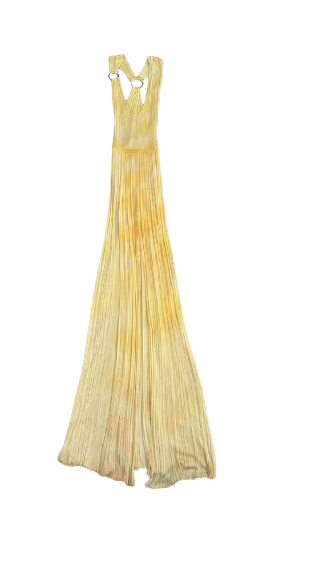 ROBERTO CAVALLI LONG YELLOW DRESS