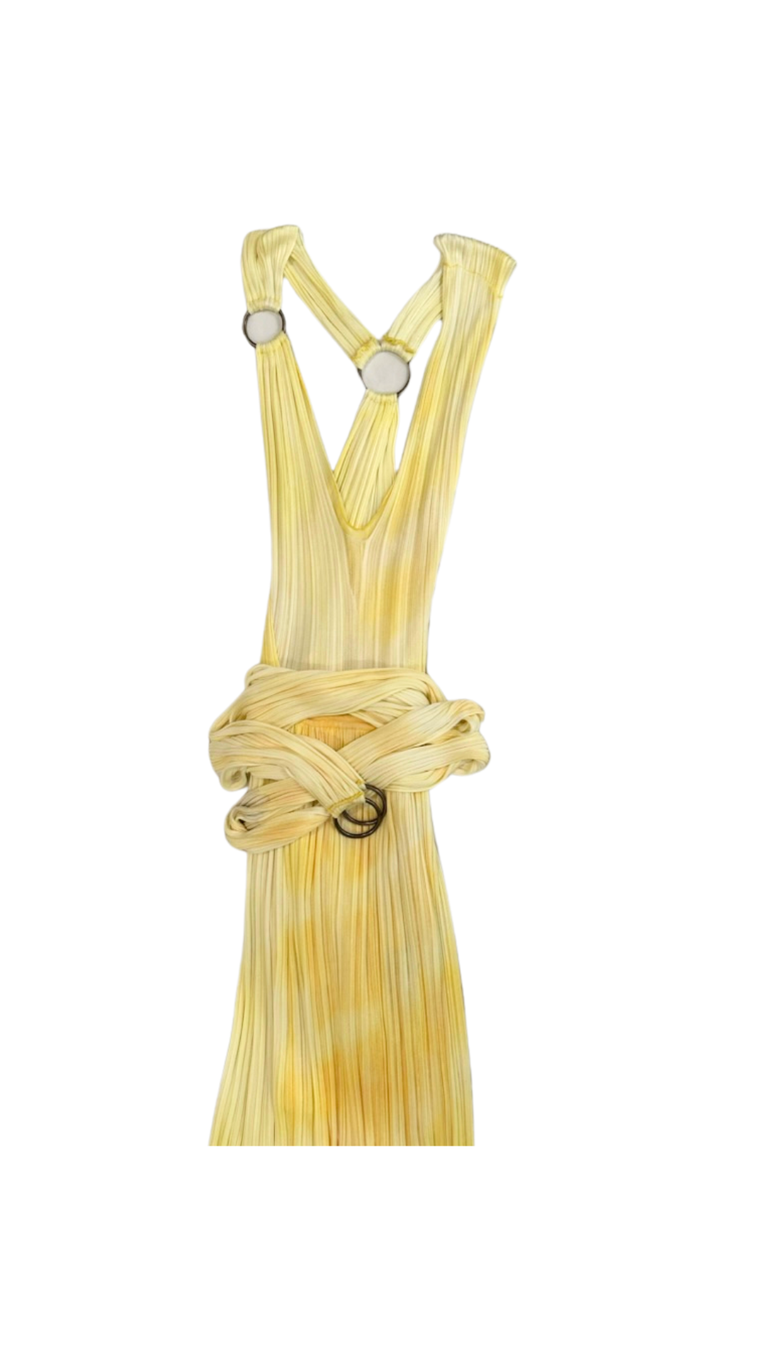 ROBERTO CAVALLI LONG YELLOW DRESS