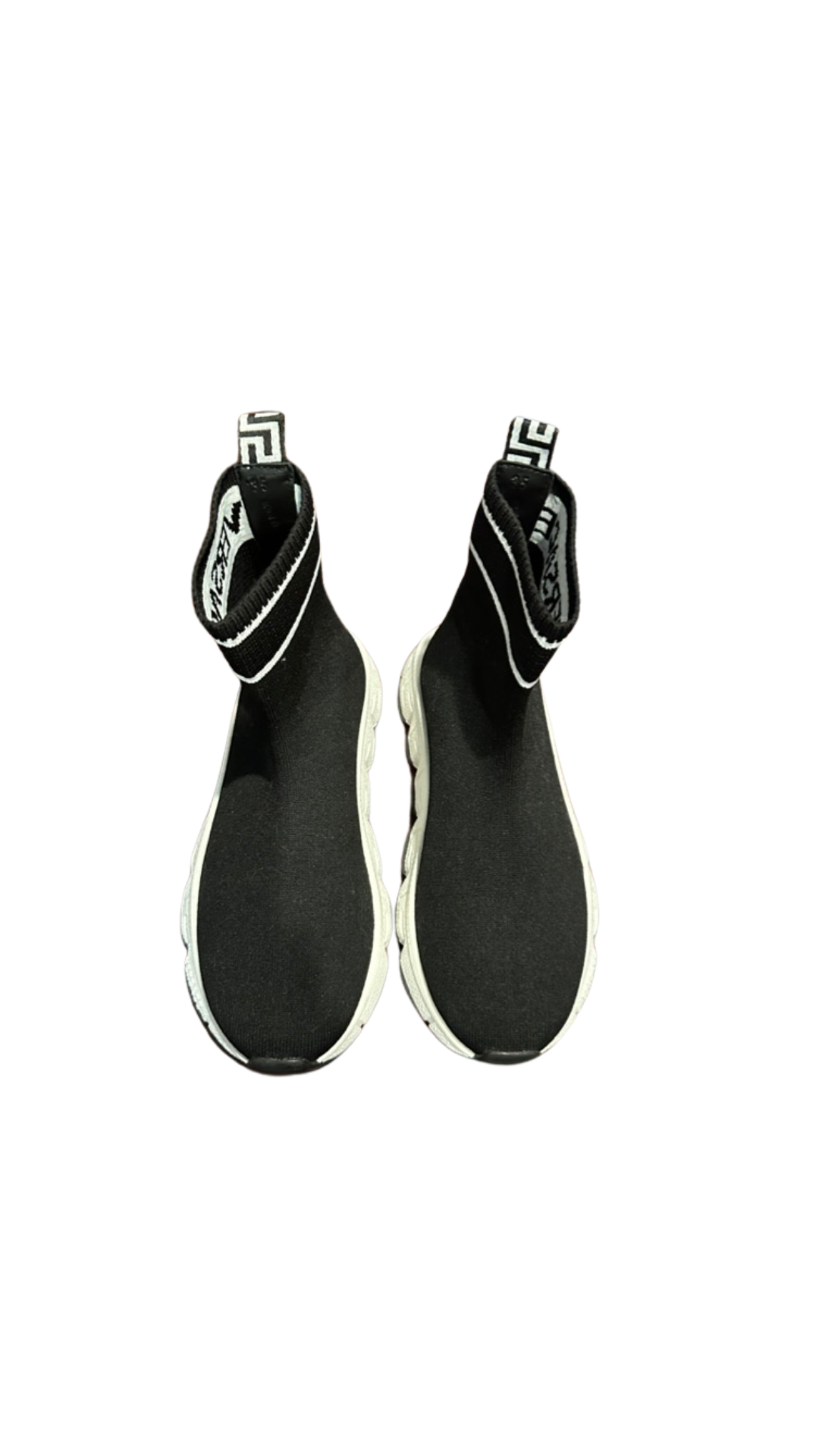 KIDS VERSACE BLACK SOCK SNEAKERS