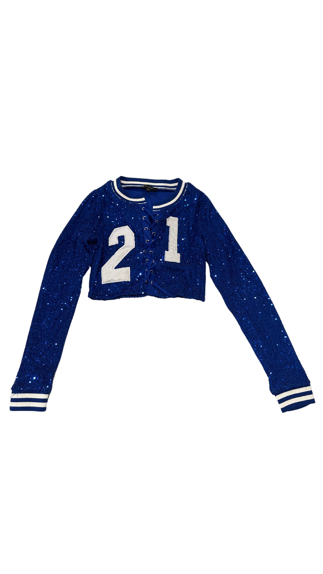 QUEEN MANIA BLUE SEQUIN NUMBER SET