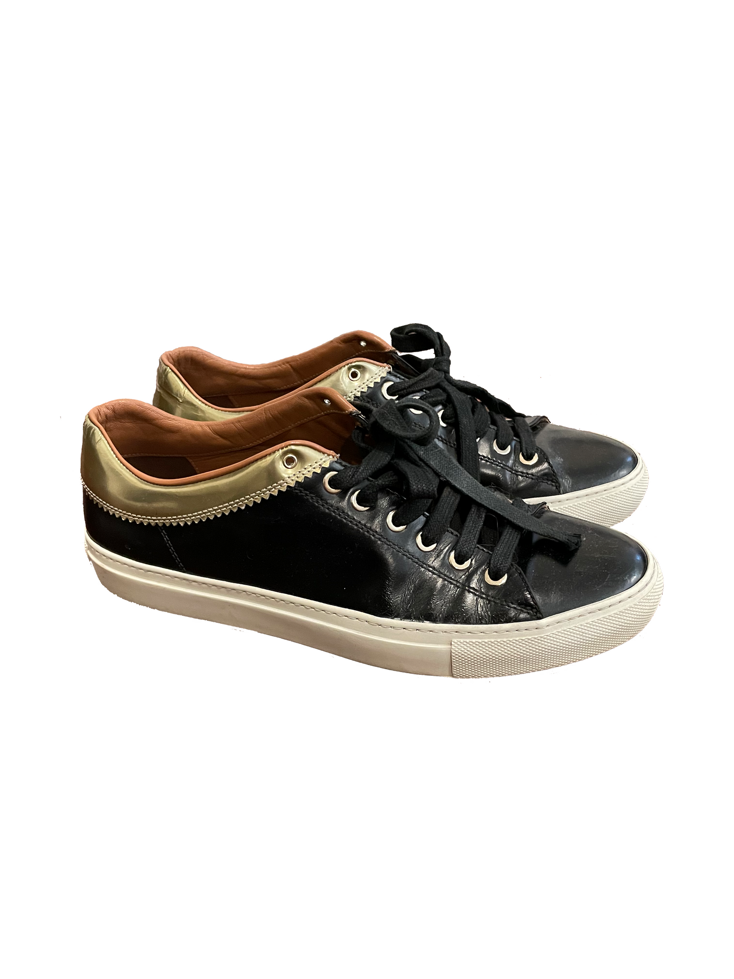 GIVENCHY BLACK AND GOLD SNEAKERS