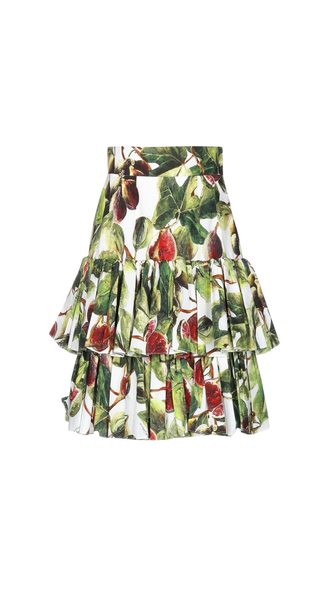 DOLCE & GABBANA FIG PLEATED SKIRT