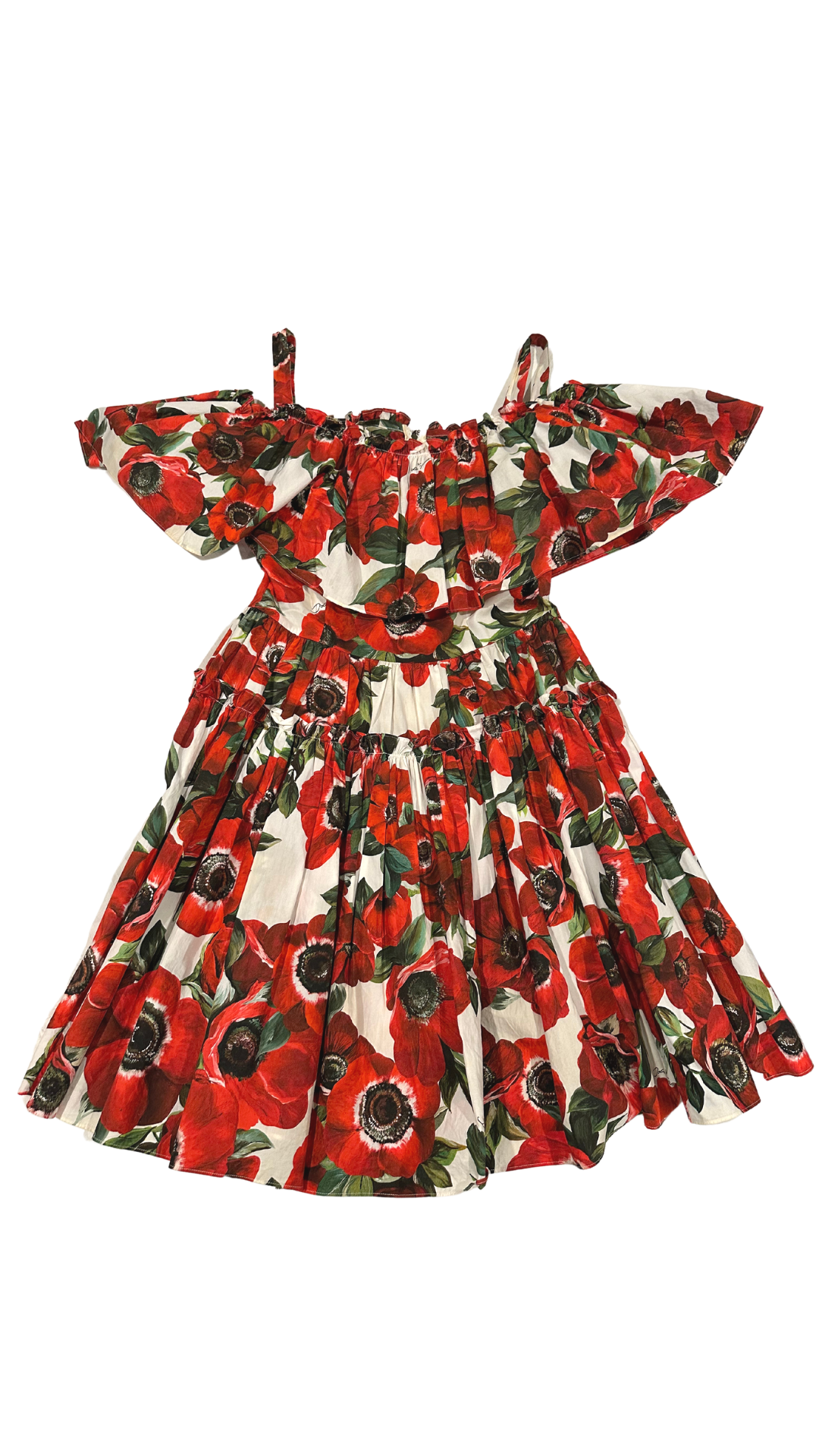 DOLCE & GABBANA FLORAL FLOWY DRESS