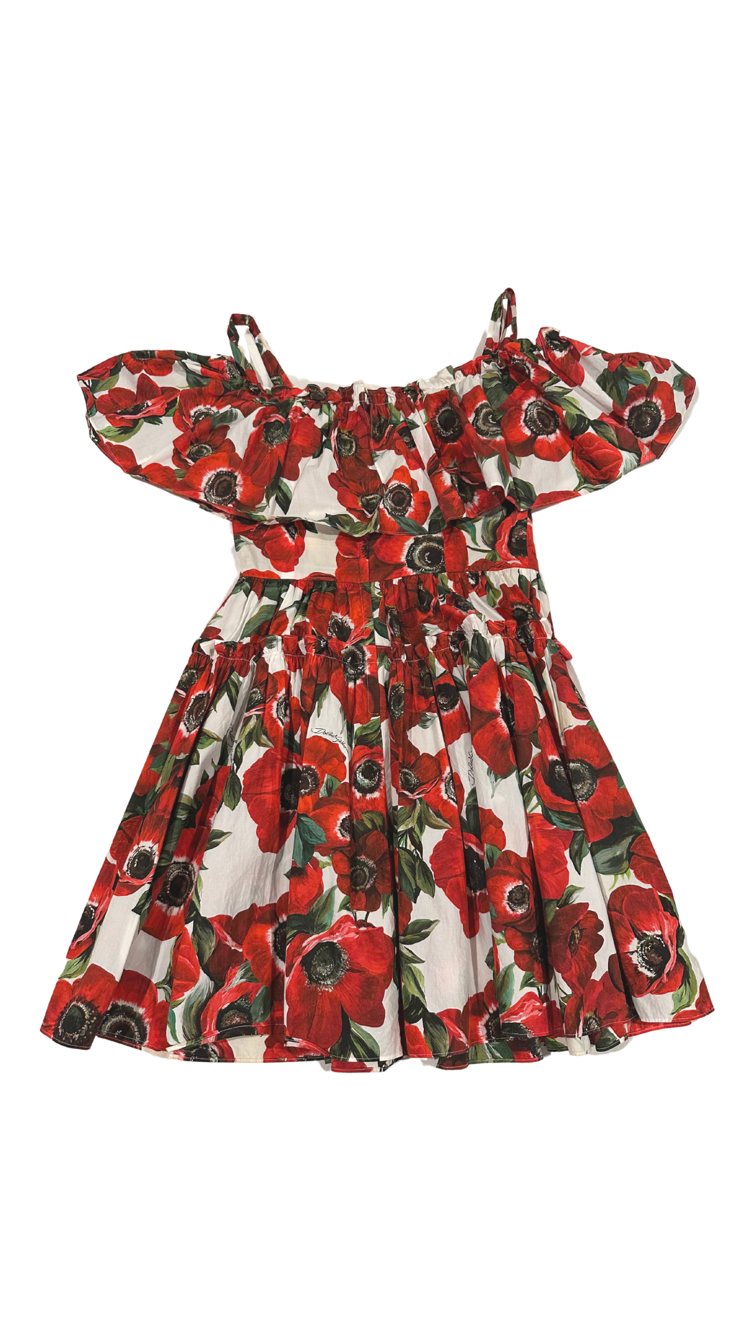 DOLCE & GABBANA FLORAL FLOWY DRESS