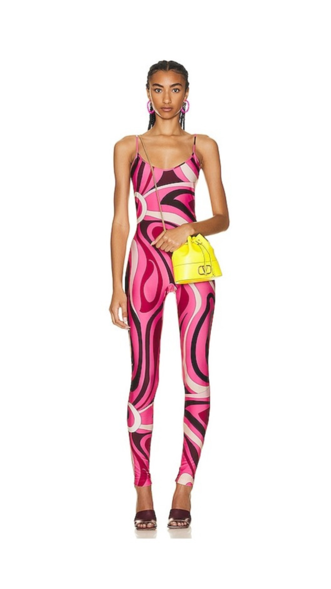 EMILIO PUCCI MARMO-PRINT JUMPSUIT