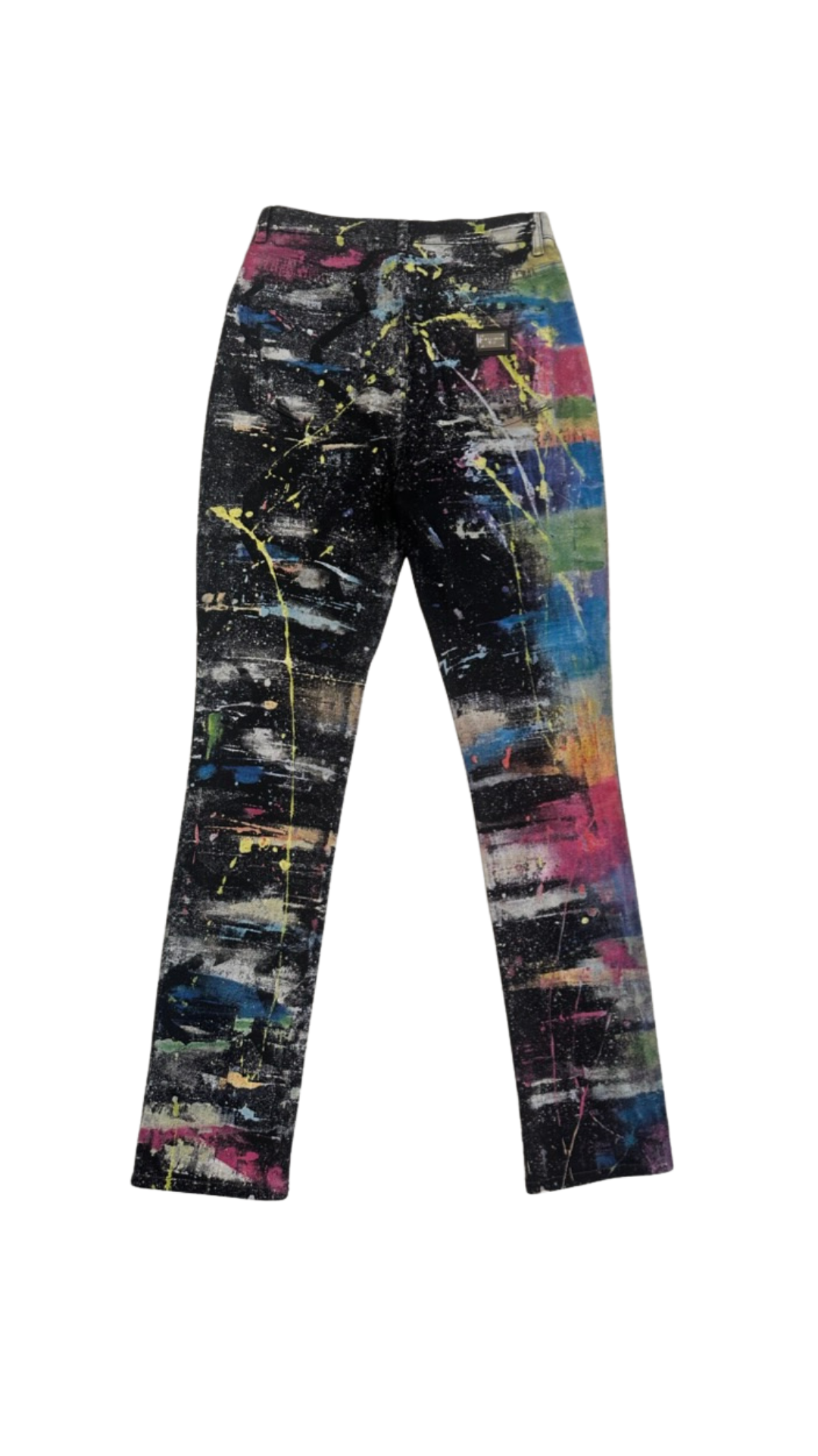 DOLCE & GABBANA PAINTED JEANS