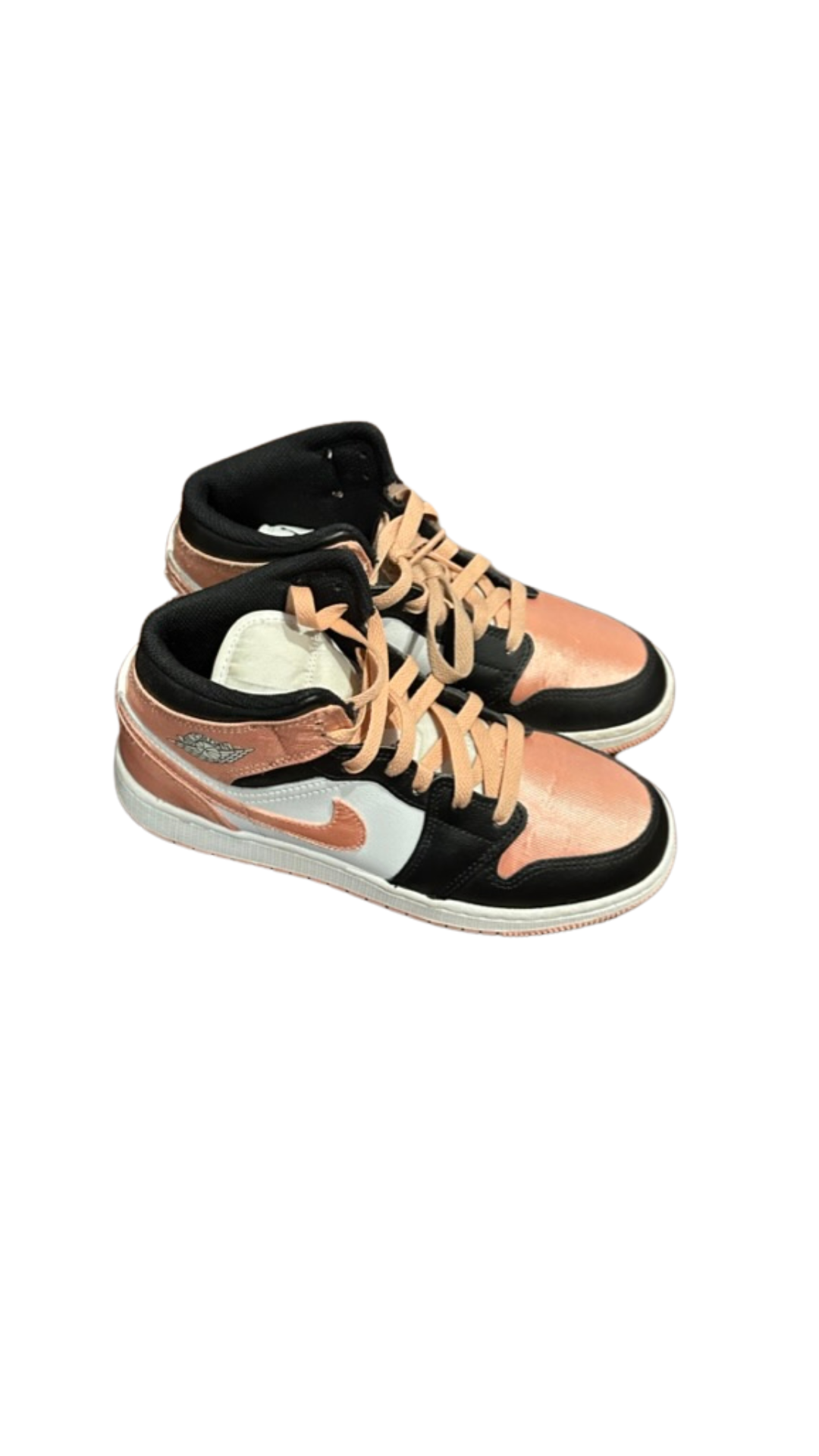 KIDS NIKE ROSE GOLD JORDANS