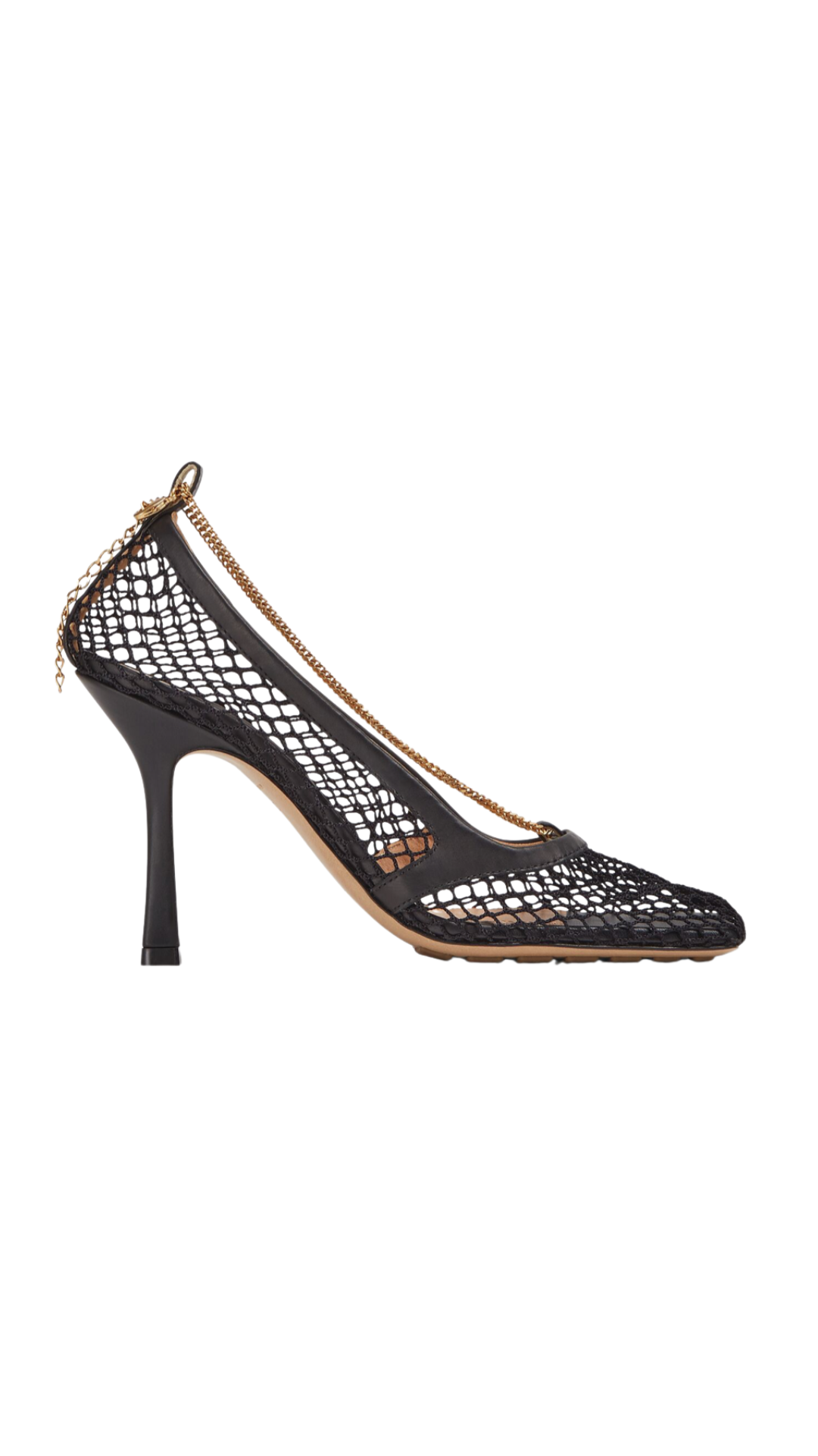 BOTTEGA VENETA STRETCH CHAIN SANDALS