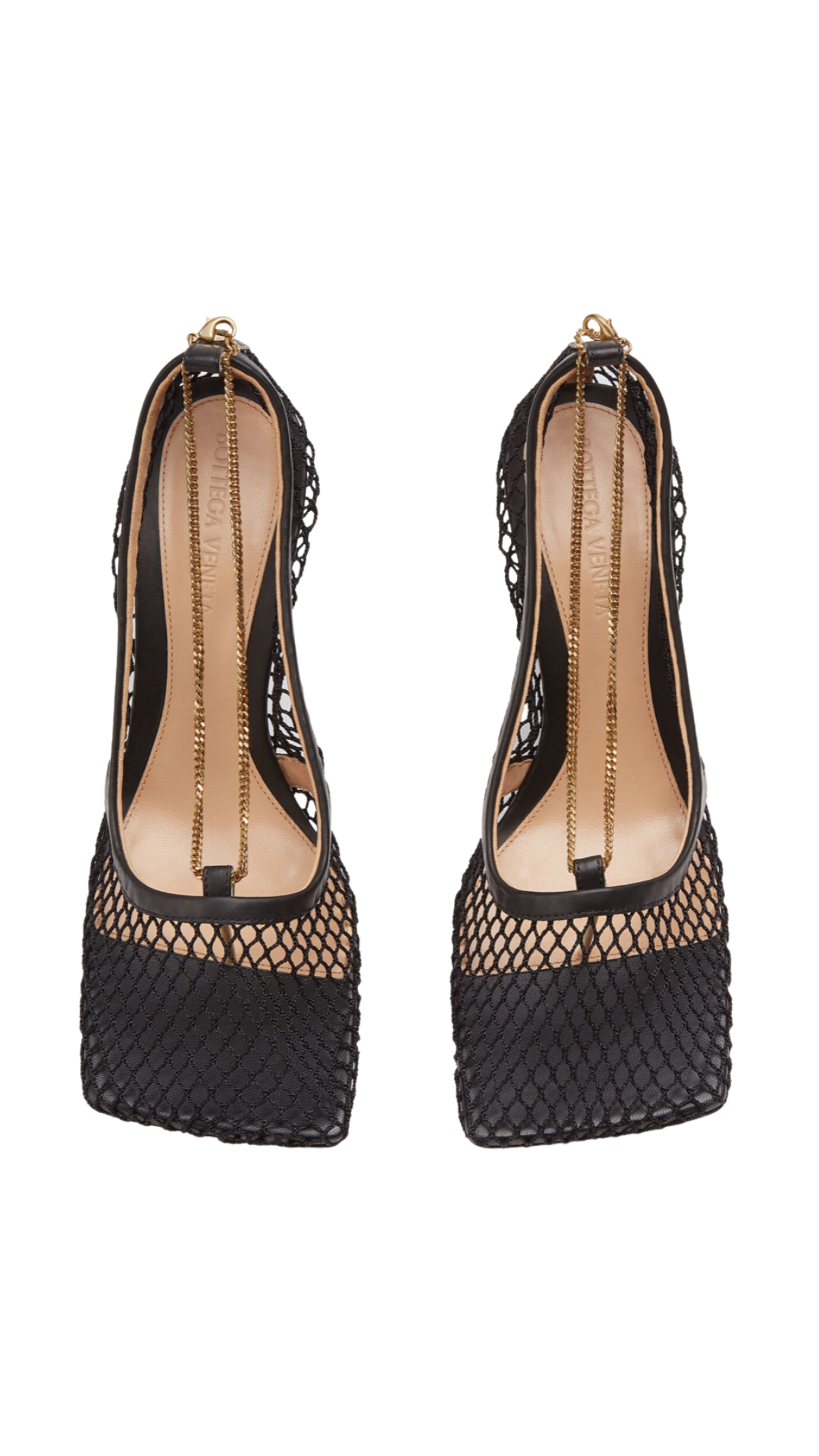 BOTTEGA VENETA STRETCH CHAIN SANDALS