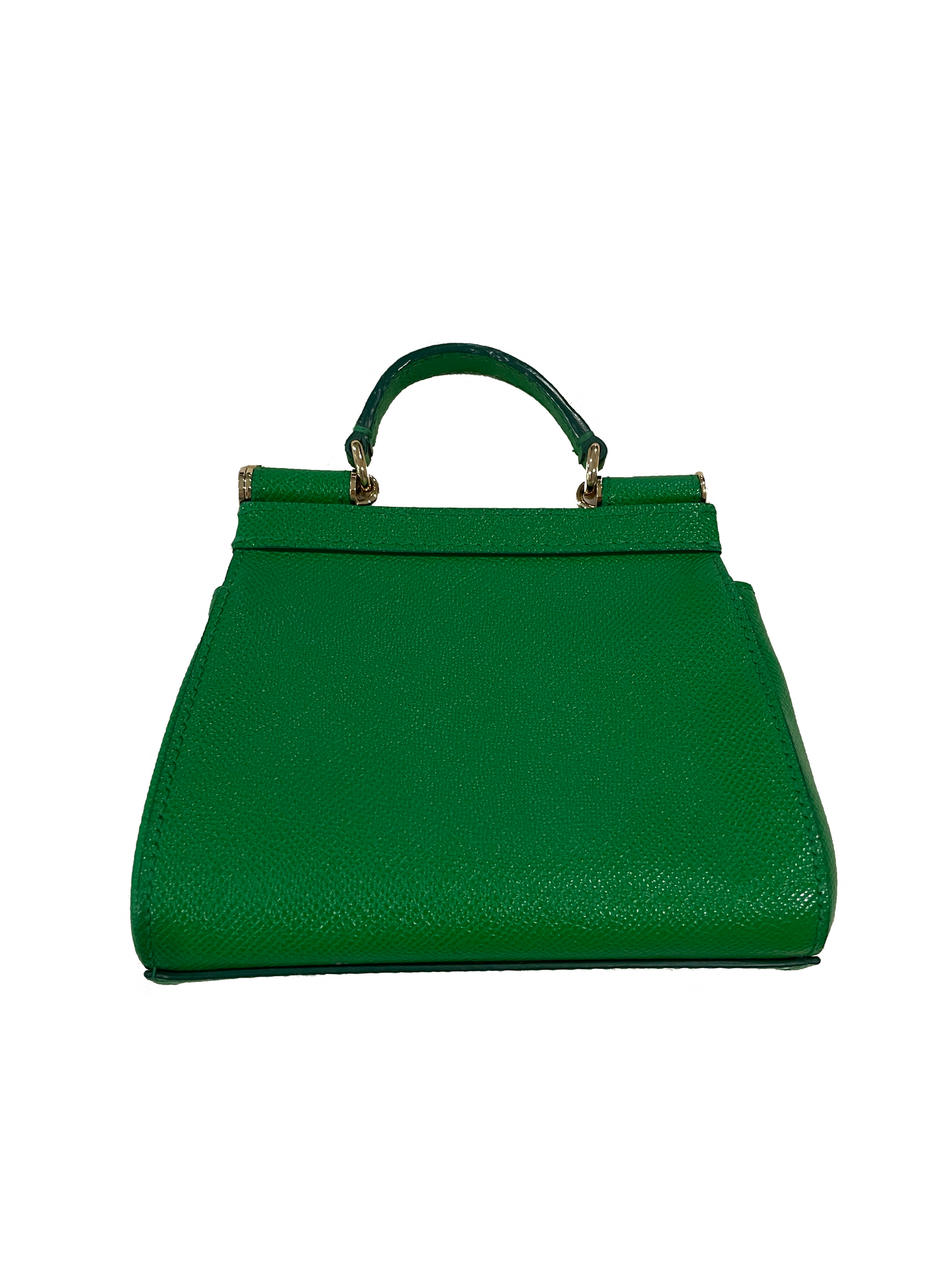 DOLCE & GABBANA GREEN SMALL MISS SICILY BAG