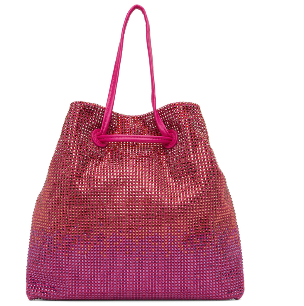 VERSACE PINK CRYSTAL POUCH