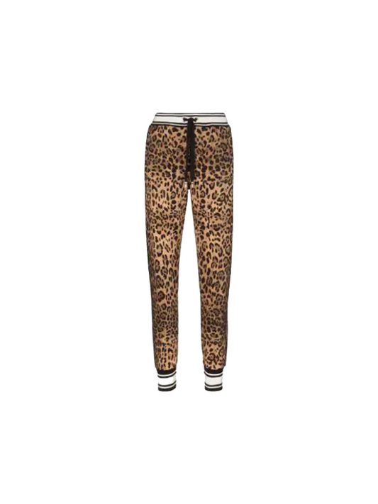 DOLCE & GABBANA LEOPARD SWEATPANTS